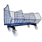 C12 (medium) Mobile Unit Complete 4 Baskets, BLUE C12 Mobile Unit 4 Baskets, Filstorage