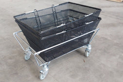 Universal Shopping Basket Plinth, Wire Shopping Basket Plinth, Filstorage
