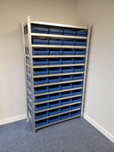 Stemo Picking Shelving Unit with Plastic Shelf Bins 1790mm H x 1000mm W x 400mm D, 44 x 4024 Shelf Bins, Filstorage