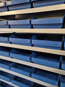 Stemo Picking Shelving Unit with Plastic Shelf Bins 1790mm H x 1000mm W x 400mm D, 44 x 4024 Shelf Bins, Filstorage