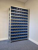 Stemo Picking Shelving Unit with Plastic Shelf Bins 1790mm H x 1000mm W x 400mm D, 44 x 4024 Shelf Bins, Filstorage