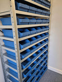 Stemo Picking Shelving Unit with Plastic Shelf Bins 1790mm H x 1000mm W x 400mm D, 44 x 4024 Shelf Bins, Filstorage