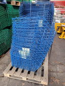 CLEARANCE: Used Wire Storage C2DS Filplastic Baskets with dividers (Bundle of 12 & 24 dividers) ), Green C2DS USED CLEARANCE, Filstorage