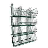 C12 (medium) Unit Complete 4 Baskets & Dividers, BLUE C12 Unit 4 Baskets, Filstorage