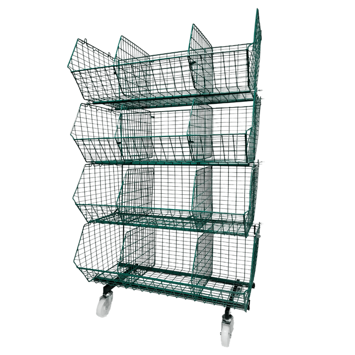 C12 (medium) Mobile Unit Complete 4 Baskets, BLUE C12 Mobile Unit 4 Baskets, Filstorage