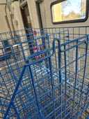 CLEARANCE: Wire Storage C2DS Filplastic Baskets BUNDLE (12 baskets/ 24 dividers)