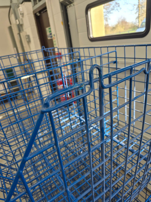 CLEARANCE: Wire Storage C2DS Filplastic Baskets BUNDLE (12 baskets/ 24 dividers)