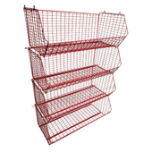 C12 (medium) Unit Complete 4 Baskets & Dividers, BLUE C12 Unit 4 Baskets, Filstorage