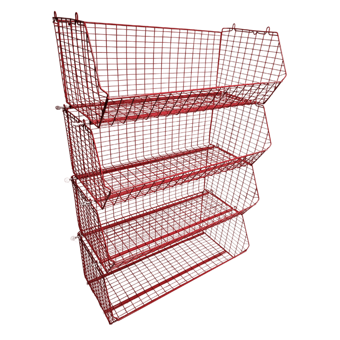 C12 (medium) Unit Complete 4 Baskets & Dividers, BLUE C12 Unit 4 Baskets, Filstorage