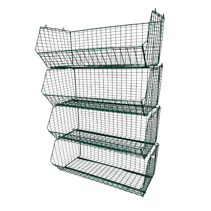 C12 (medium) Wire Storage Basket (single), C12 Wire Red / 1, Filstorage