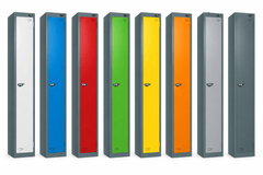 Pure 1 Door Steel Locker (Slate Grey Body)