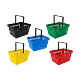 Single Handle Shopping Basket 22L (5 Colours)