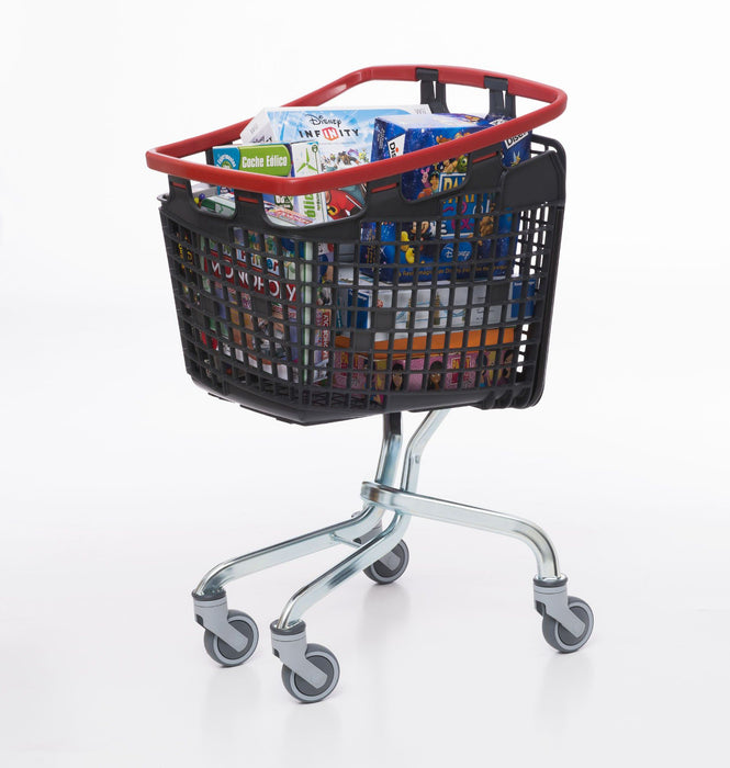 Araven Loop Plastic Shopping Picking Trolley 100L (5 Colours), Red / 1, Filstorage