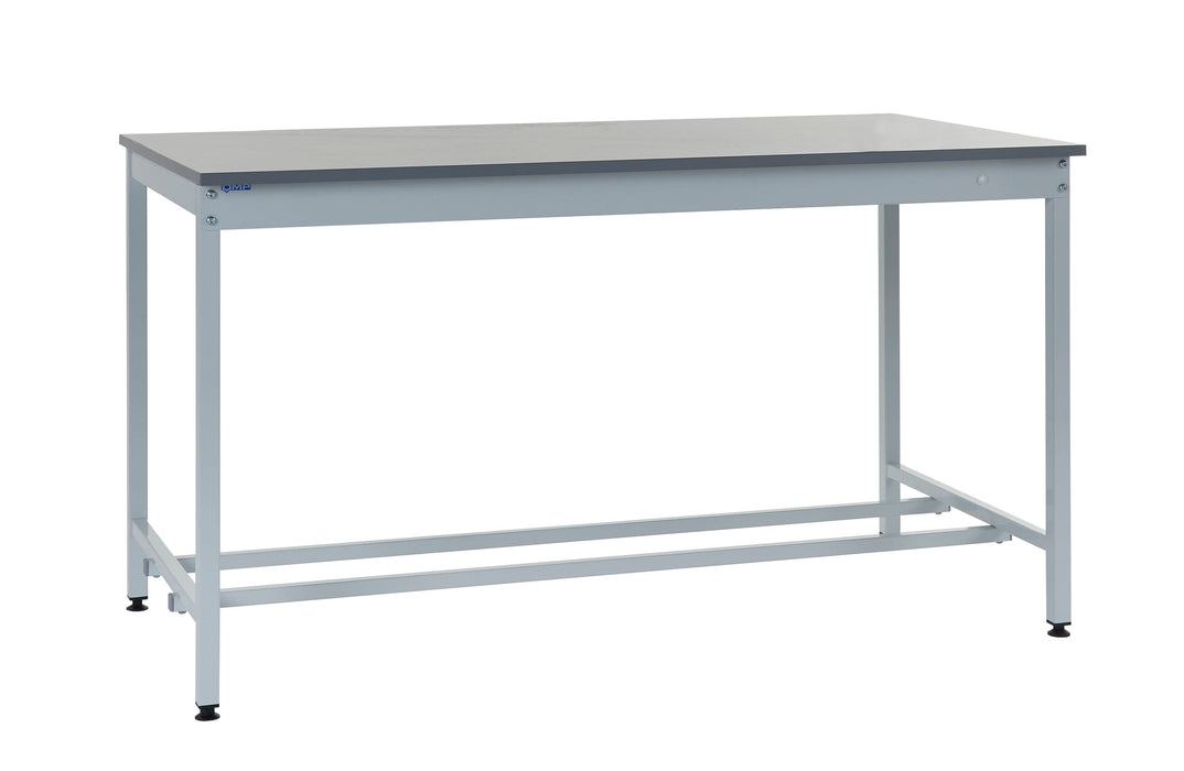 Square Tube Workbench 840mm H, 1500mm / Laminate, Filstorage