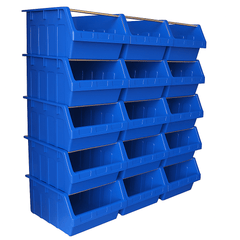 Container Stacking Storage Pick Wall - 15 Supra Bins