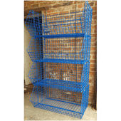 CLEARANCE: Wire Storage C2DS Filplastic Baskets BUNDLE (12 baskets/ 24 dividers)