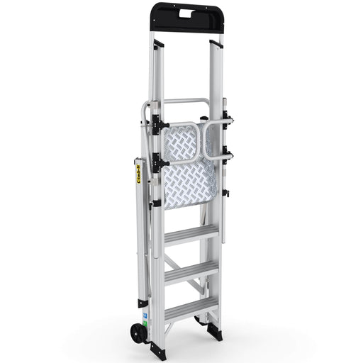 Large Platform Folding Steps with Safety Gates (3-12 Treads), 3 Treads, Filstorage
