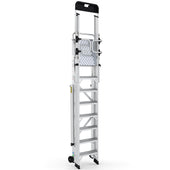Large Platform Folding Steps with Safety Gates (3-12 Treads), 3 Treads, Filstorage
