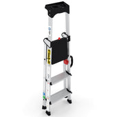 Professional Aluminium Stepladders with Carry Handle (3-7 tread), 3 Treads, Filstorage