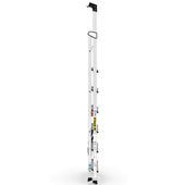 Professional Aluminium Stepladders with Carry Handle (3-7 tread), 3 Treads, Filstorage