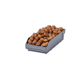 Stemo Open Front Plastic Parts Shelf Bins 400mm Long Range GREY