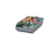 Stemo Open Front Plastic Parts Shelf Bins 400mm Long Range GREY