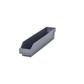 Stemo Open Front Plastic Parts Shelf Bins 500mm Long Range GREY