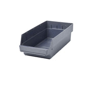 Stemo Open Front Plastic Parts Shelf Bins 500mm Long Range GREY
