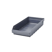 Stemo Open Front Plastic Parts Shelf Bins 500mm Long Range GREY