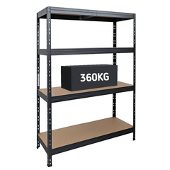 Heavy Duty 360 Garage Shelving Unit – 360kg Per Shelf (Boltless Assembly)