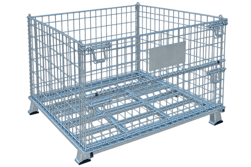 Collapsible Steel Mesh Pallet Hypercage Stillages