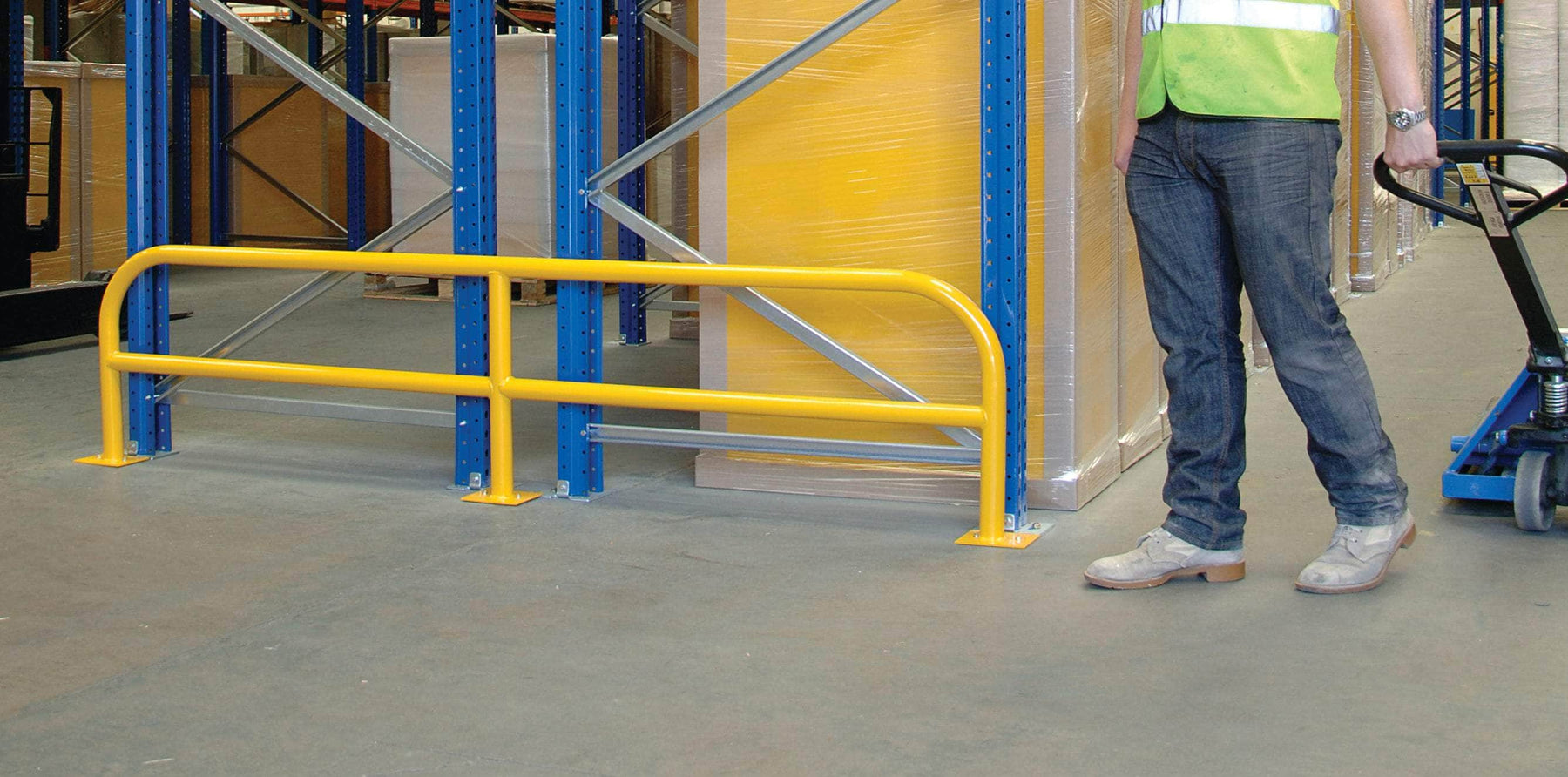 Modular Warehouse Pallet Racking Barriers, 700mm, Filstorage