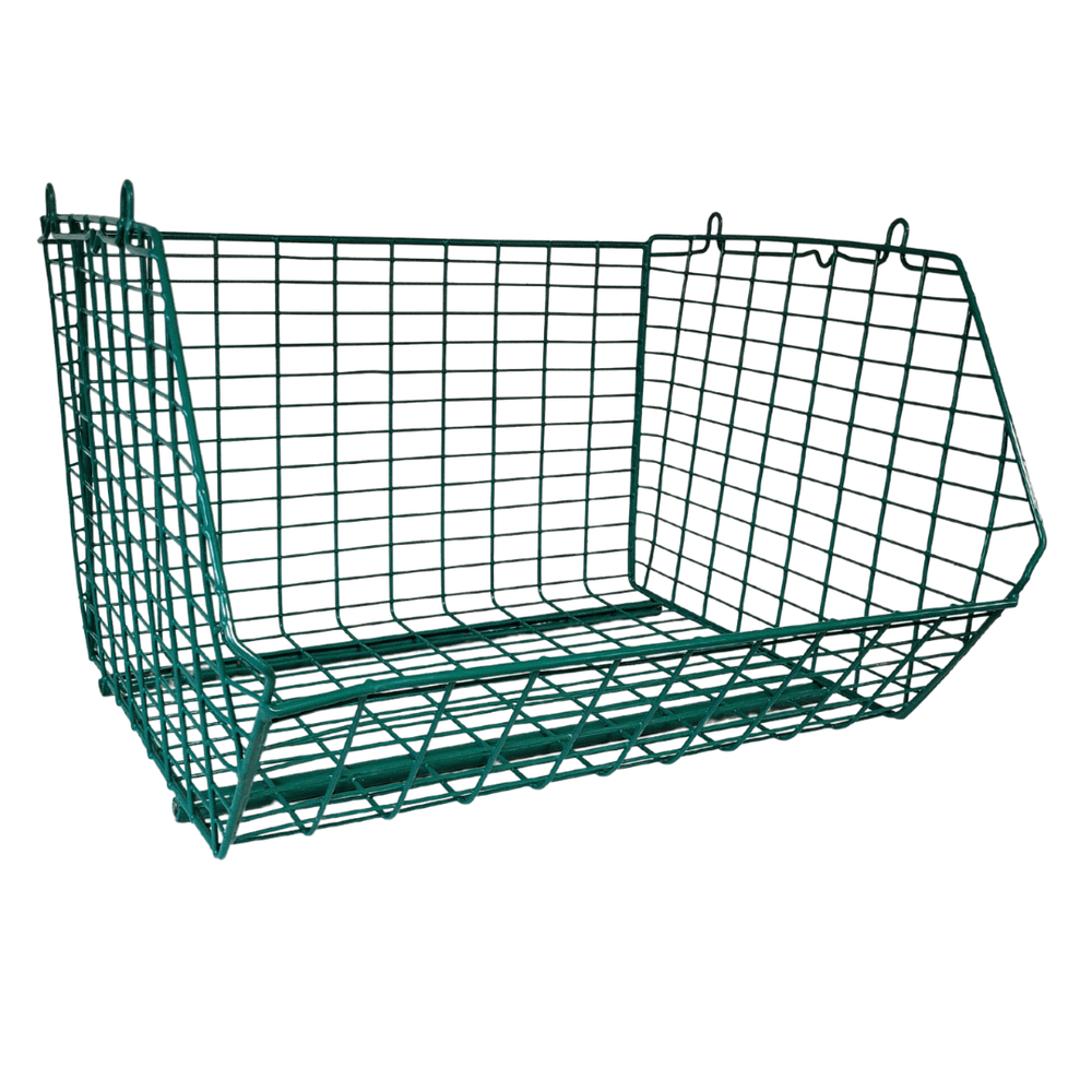 MT8 (small) Wire Storage Basket (single), MT8 Wire Green / 1, Filstorage