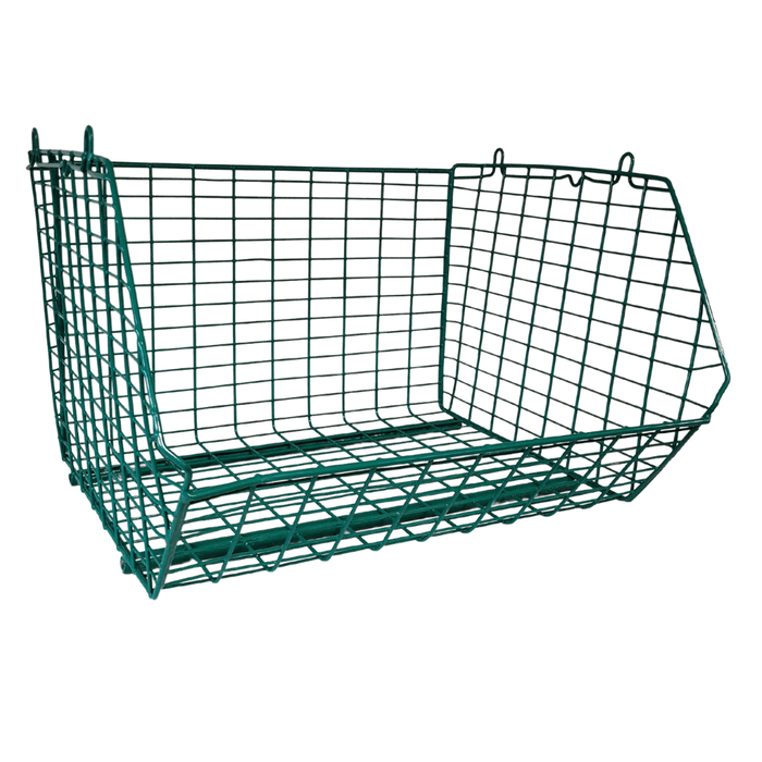 MT8 (small) Wire Storage Basket (single), MT8 Wire Green / 1, Filstorage