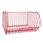MT8 (small) Wire Storage Basket (single), MT8 Wire Red / 1, Filstorage