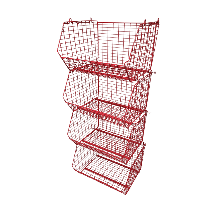 MT8 (small) Wire Storage Basket (single), MT8 Wire Green / 1, Filstorage