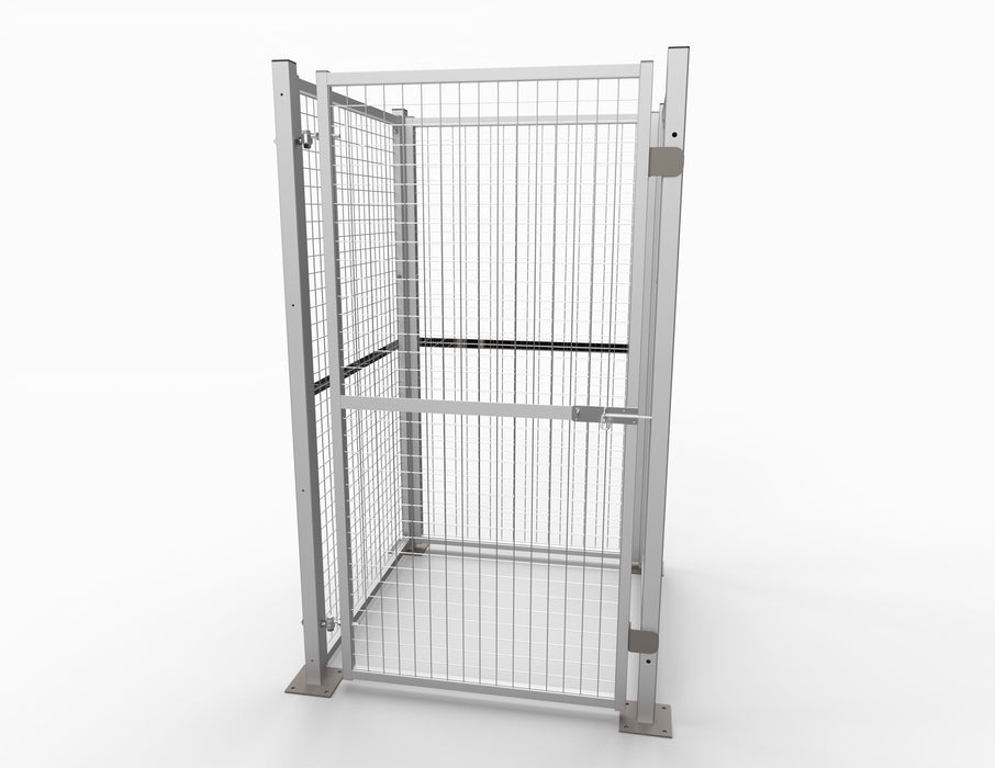 Warehouse Steel Mesh Security Cage 1850mm H, W1017 x D1017mm, Filstorage