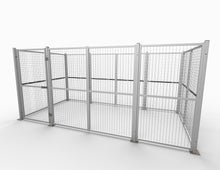 Warehouse Steel Mesh Security Cage 1850mm H, W3818 x D1934mm, Filstorage