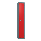 1 Door Steel Locker Red door