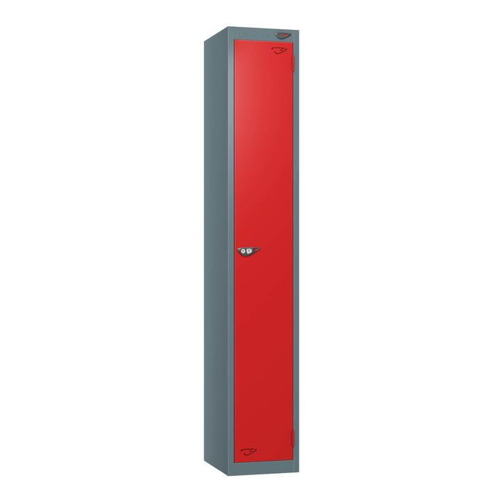 1 Door Steel Locker Red door