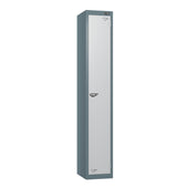 1 Door Steel Locker Silver Door