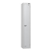 Pure 1 Door Steel Locker (Silver Body)