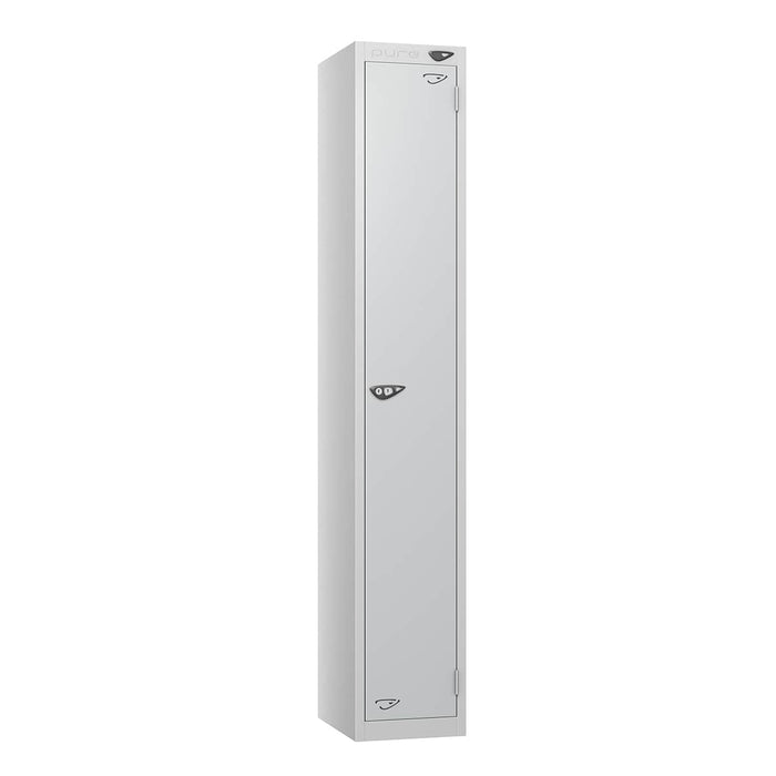 Pure 1 Door Steel Locker (Silver Body)