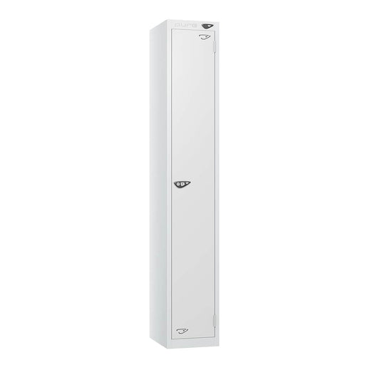 Pure 1 Door Steel Locker (White Body)