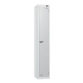 Pure 1 Door Steel Locker (White Body)
