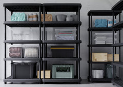 Vented Recycled Plastic Shelving 70kg 5 Level 1885mm H x 930mm W x 455mm D, 1836/5, Filstorage