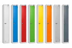 Pure 1 Door Steel Locker (Silver Body)
