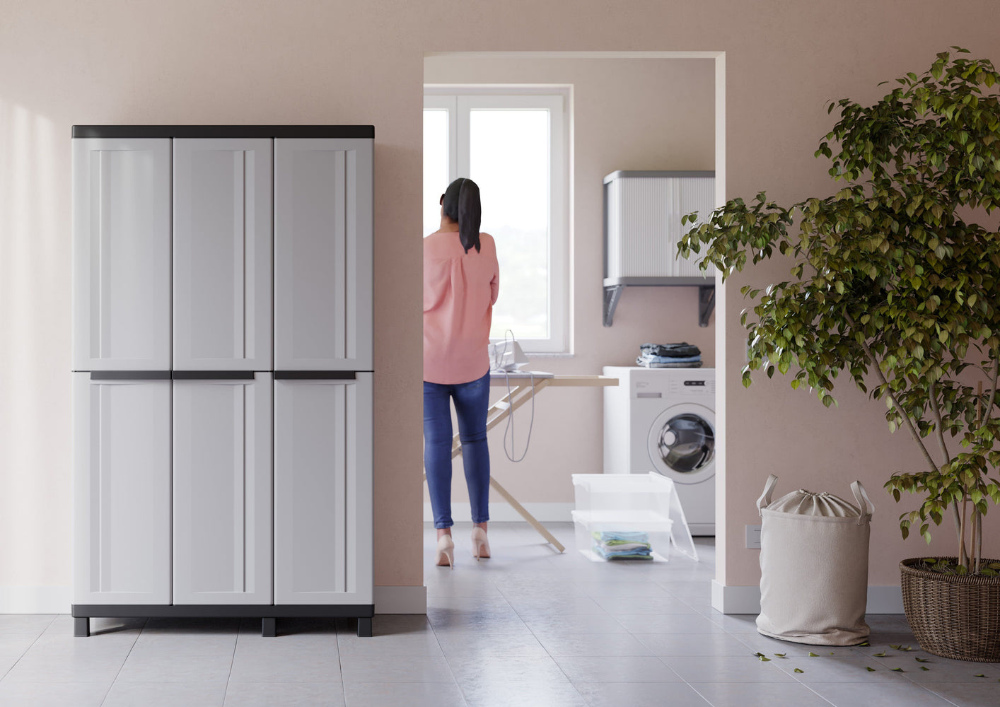 Plastic Garden / Home Cupboard TD102A 1700mm H, TD102A, Filstorage