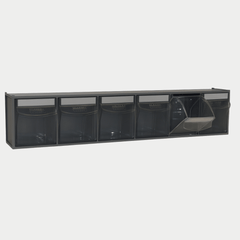 Van Storage Tilt Bin 6 Grey & Locking Bar
