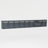 Tilt Bin 9 Compartments